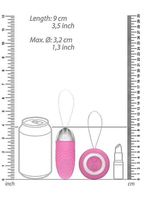 Ethan - Rechargeable Remote Control Vibrating Egg - Pink Ethan - Rechargeable Remote Control Vibrating Egg - Pink