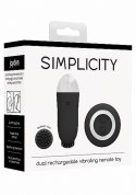Jayden - Dual Rechargeable Vibrating Remote Toy - Black Jayden - Dual Rechargeable Vibrating Remote Toy - Black