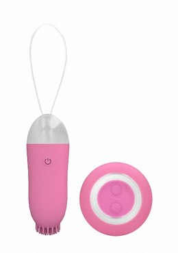 Jayden - Dual Rechargeable Vibrating Remote Toy - Pink