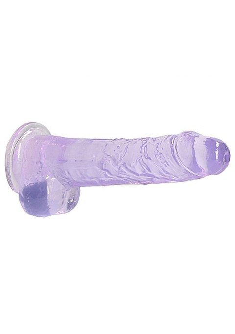 8" / 20 cm Realistic Dildo With Balls - Purple 8" / 20 cm Realistic Dildo With Balls - Purple