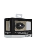 Large Ribbed Diamond Heart Plug - Black Large Ribbed Diamond Heart Plug - Black