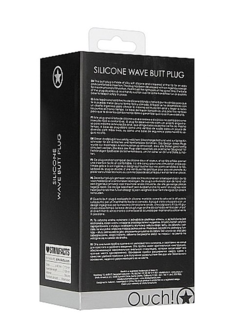 Wave Butt Plug - Black Wave Butt Plug - Black