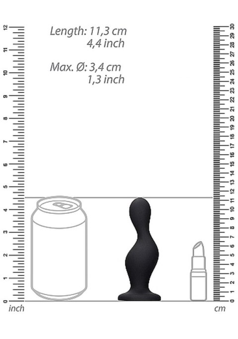 Wave Butt Plug - Black Wave Butt Plug - Black