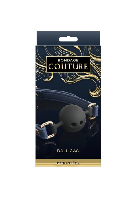 BONDAGE COUTURE BALL GAG BLUE BONDAGE COUTURE BALL GAG BLUE