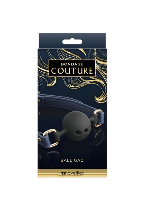 BONDAGE COUTURE BALL GAG BLUE BONDAGE COUTURE BALL GAG BLUE