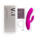 Laid - V.1 Silicone Rabbit Vibrator Pink Laid - V.1 Silicone Rabbit Vibrator Pink