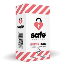 SAFE - Condoms Super Lube Extra Lubricant (10 pcs)