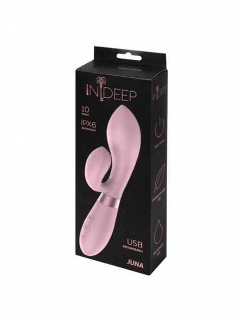 Wibrator-Rechargeable Vibrator Indeep Juna Pink Wibrator-Rechargeable Vibrator Indeep Juna Pink