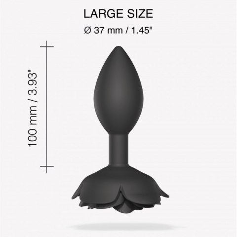 OPEN ROSES L SIZE - BLACK ONYX OPEN ROSES L SIZE - BLACK ONYX