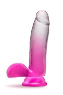 B YOURS SUGAR MAGNOLIA 7 INCH DILDO FUCHSIA