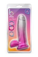 B YOURS SUGAR MAGNOLIA 7 INCH DILDO FUCHSIA