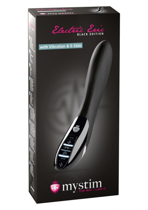 Stymulator-ELECTRIC ERIC ESTIM VIBRATOR BLACK Stymulator-ELECTRIC ERIC ESTIM VIBRATOR BLACK