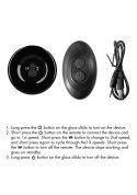 Prickly - With Suction Cup and Remote - 10 Speed - Black