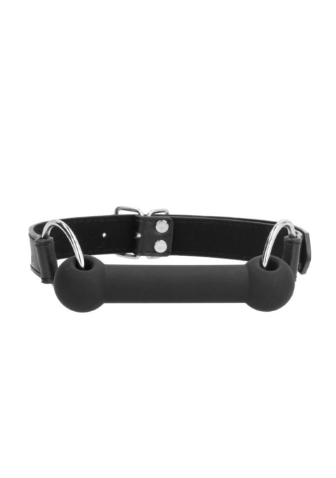 Silicone Bit Gag - With Adjustable Bonded Leather Straps Silicone Bit Gag - With Adjustable Bonded Leather Straps