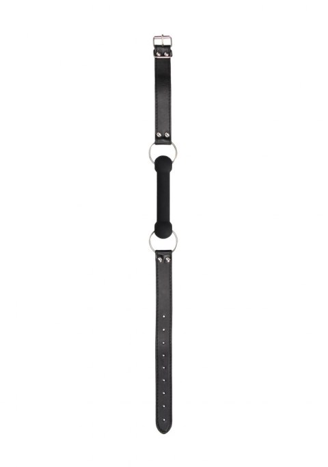 Silicone Bit Gag - With Adjustable Bonded Leather Straps Silicone Bit Gag - With Adjustable Bonded Leather Straps