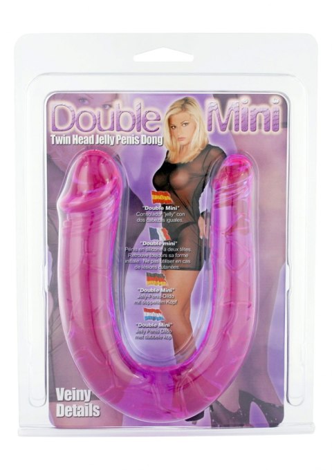 Dildo-DOUBLE MINI DONG TWIN HEAD LAVENDER