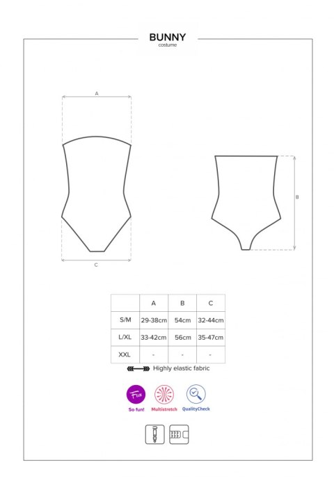 Bielizna-Bunny costume L/XL Bielizna-Bunny costume L/XL