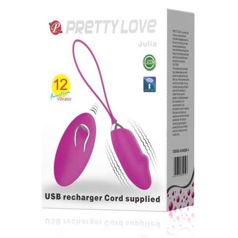 PRETTY LOVE -JULIA, 12 vibration functions Wireless remote control PRETTY LOVE -JULIA, 12 vibration functions Wireless remote control