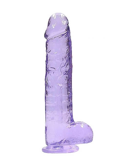 9" / 23 cm Realistic Dildo With Balls - Purple 9" / 23 cm Realistic Dildo With Balls - Purple