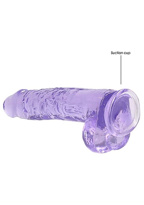 9" / 23 cm Realistic Dildo With Balls - Purple 9" / 23 cm Realistic Dildo With Balls - Purple