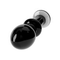 4.5" Glass Romance Black